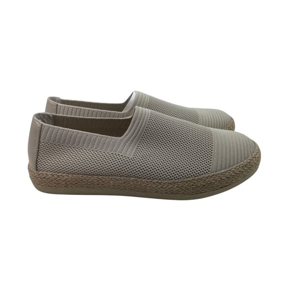 Falls Creek Erin Natural Knit Loafers Slip On Womens Size 10M - Picture 3 of 10